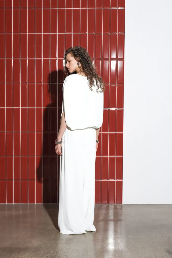 Фотография Брюки fibi white S (Белый, S) №3