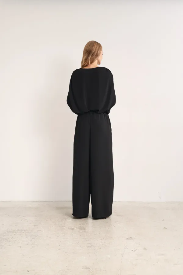 Фотография Брюки fibi black M (Черный, М) №6